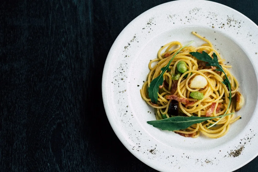 Tagliatelle al tartufo, plated