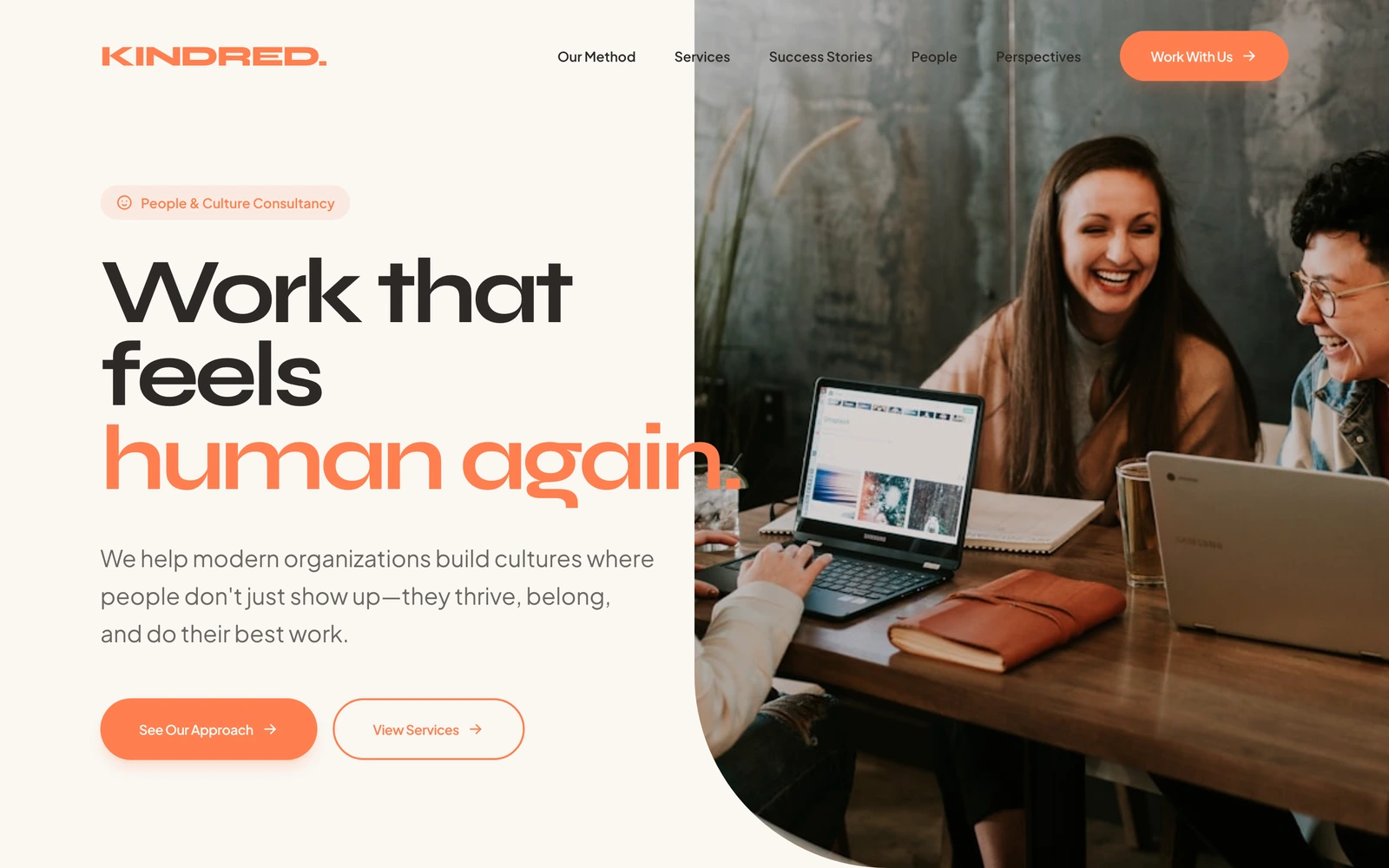 HR Consulting Website Template preview