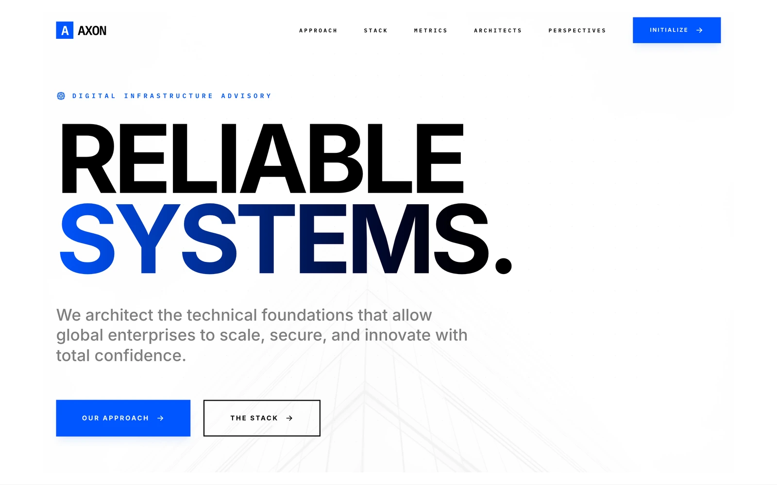 Technology Consulting Website Template preview