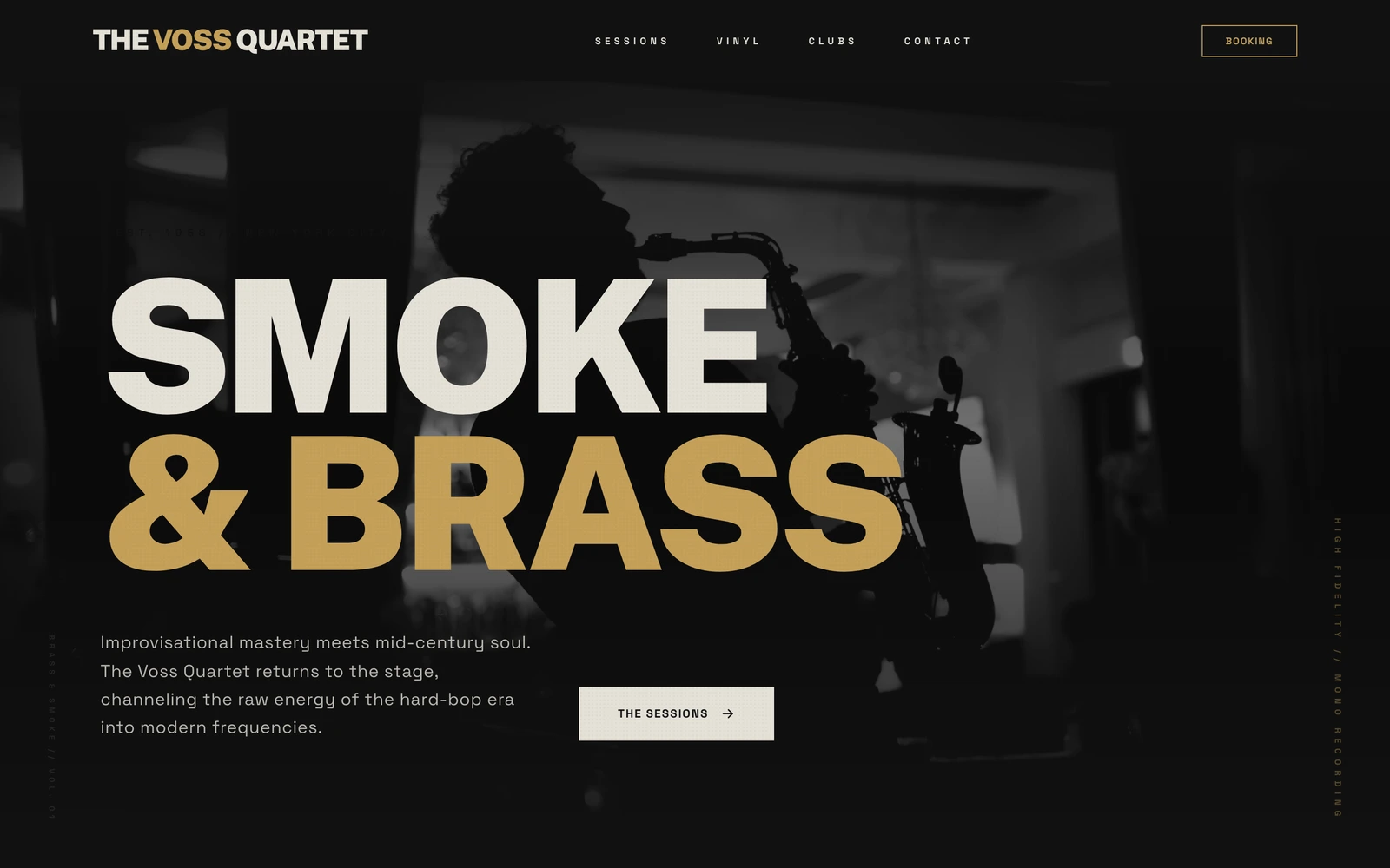 Jazz Band Website Template preview