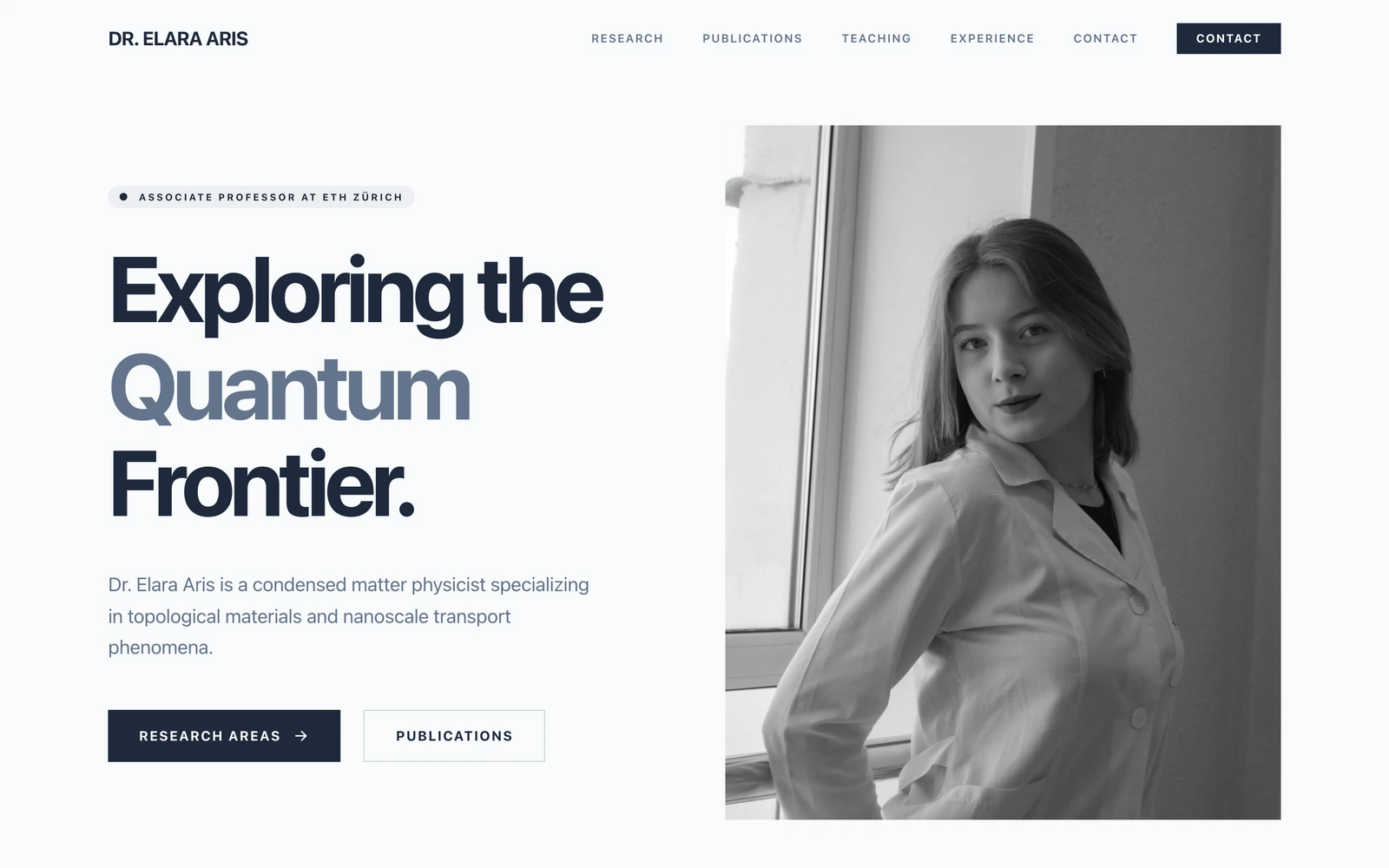 Academic Website Template preview