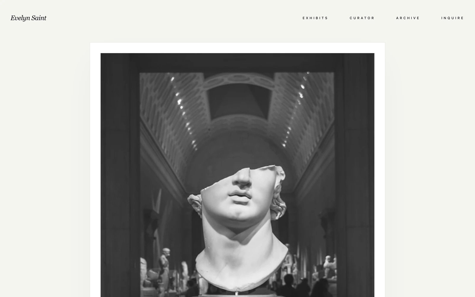 Fine Art Photographer Website Template preview