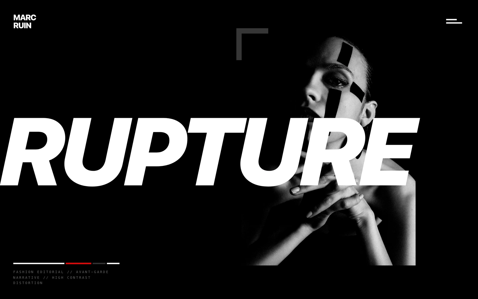 Fashion Photographer Website Template preview