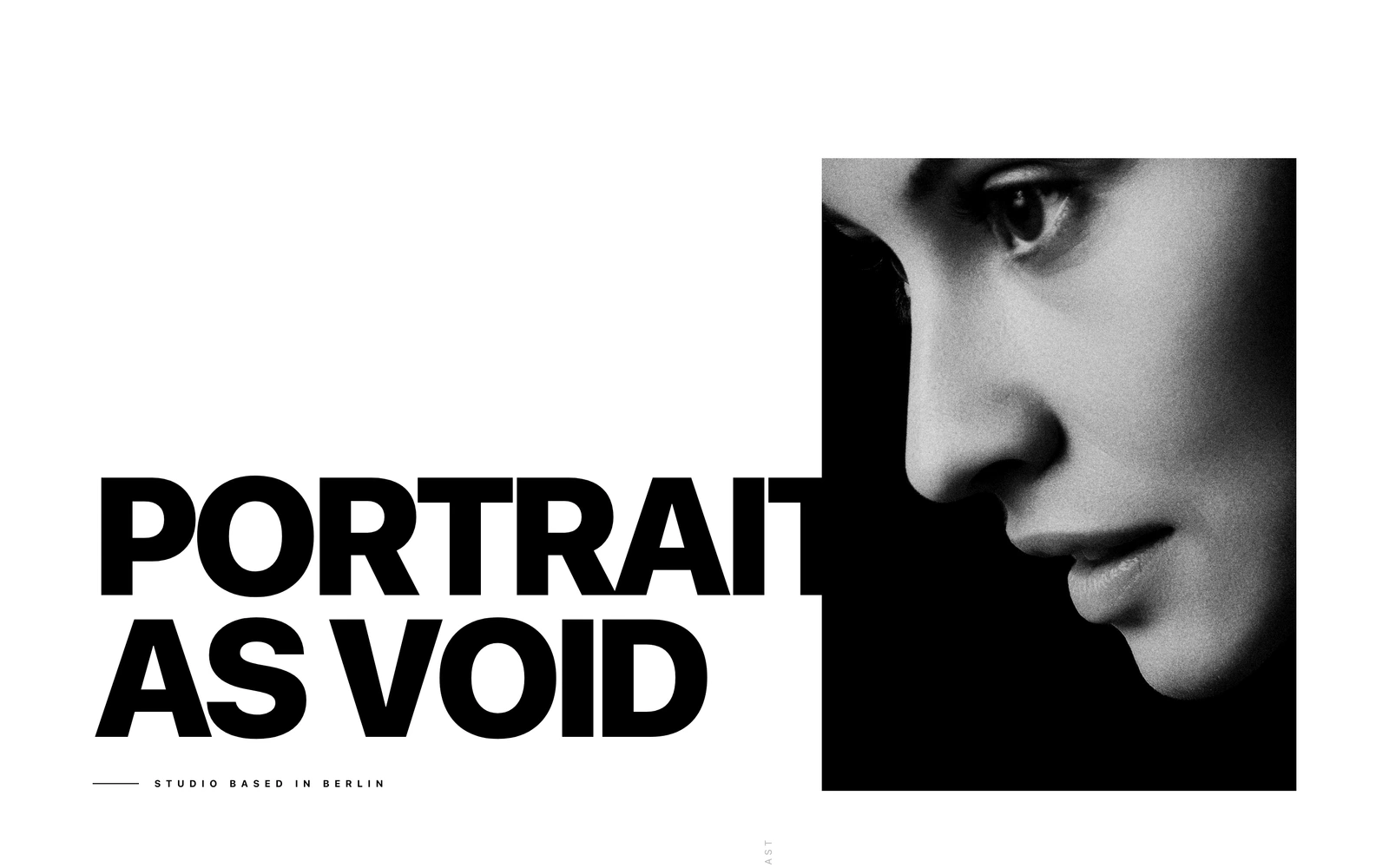 Portrait Photographer Website Template preview