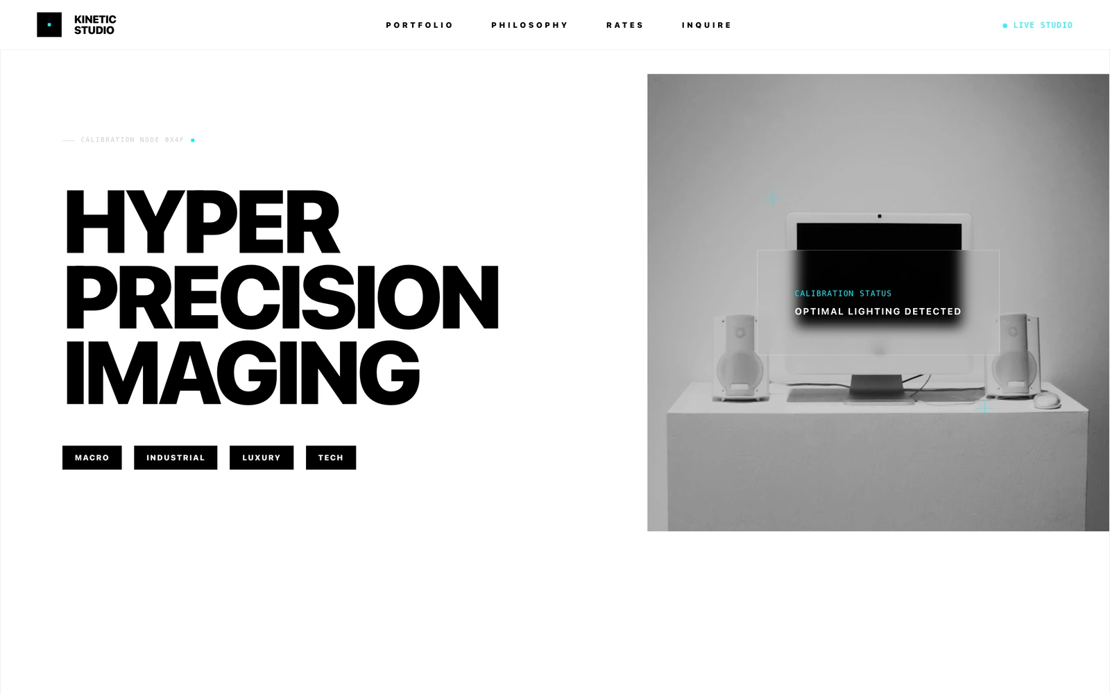 Product Photography Website Template preview