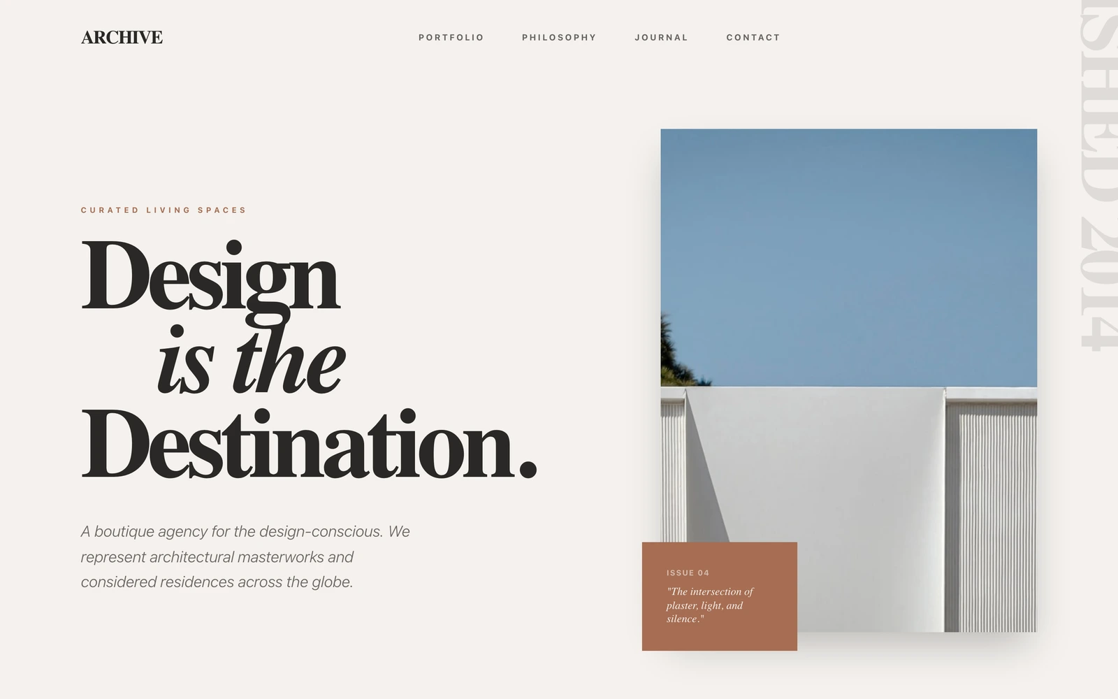 Boutique Real Estate Agency Website Template preview