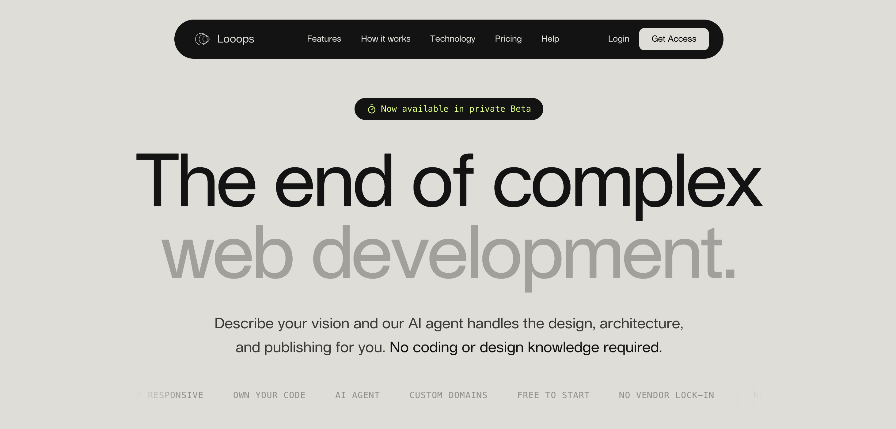 Looops product screenshot
